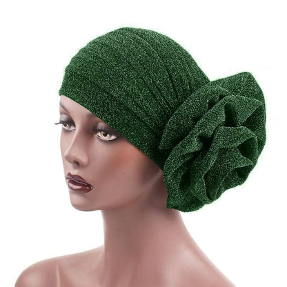 Prewrapped flower turban Perfect for Memorial Day 2024