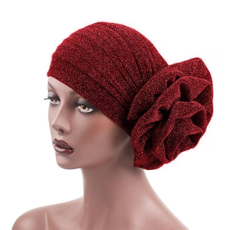 Prewrapped flower turban Perfect for Memorial Day 2024