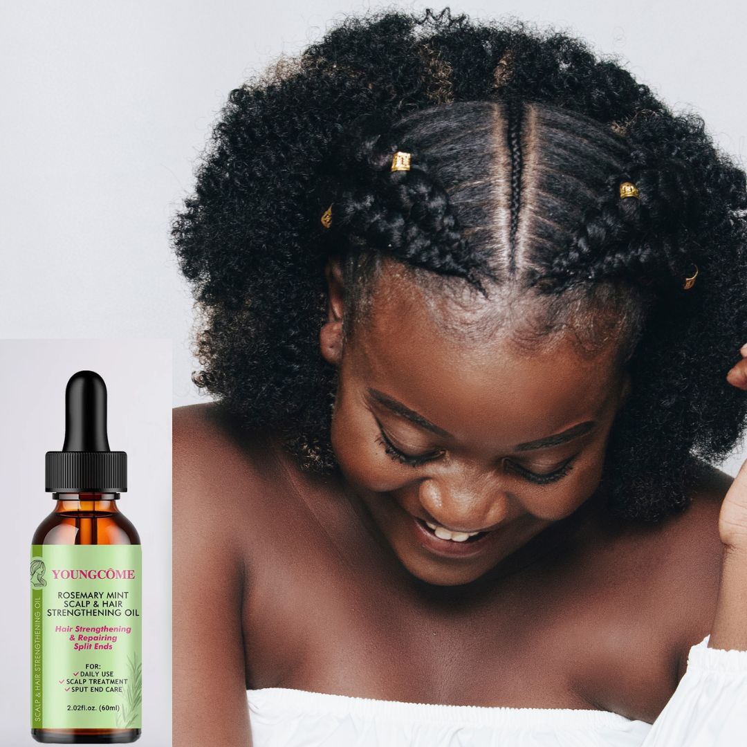 Rozemarijn &amp; Munt Haargroeïolie voor Alle Haartypes – Hydraterend &amp; Voedend