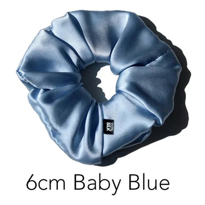 100% Mulberry Silk Scrunchies Extra Large 19 mm
