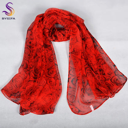 Zijden Sjaal – 100% Mulberry Silk Luxe Hoofddoek &amp; Fashion Accessoire met Print