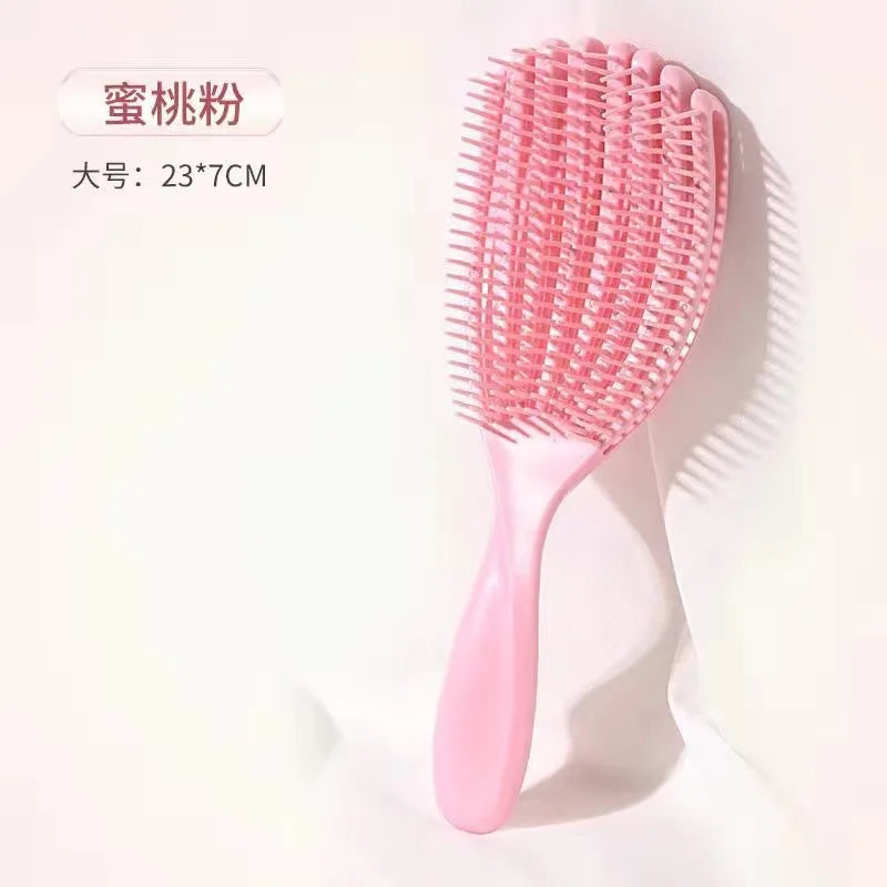 Puffy Hair Brush - Borstel voor Nat &amp; Droog Haar - Ergonomische Handgreep