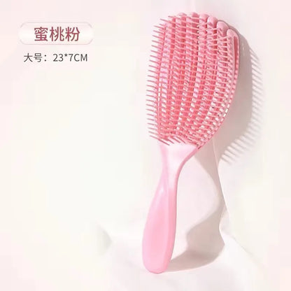 Puffy Hair Brush - Borstel voor Nat &amp; Droog Haar - Ergonomische Handgreep