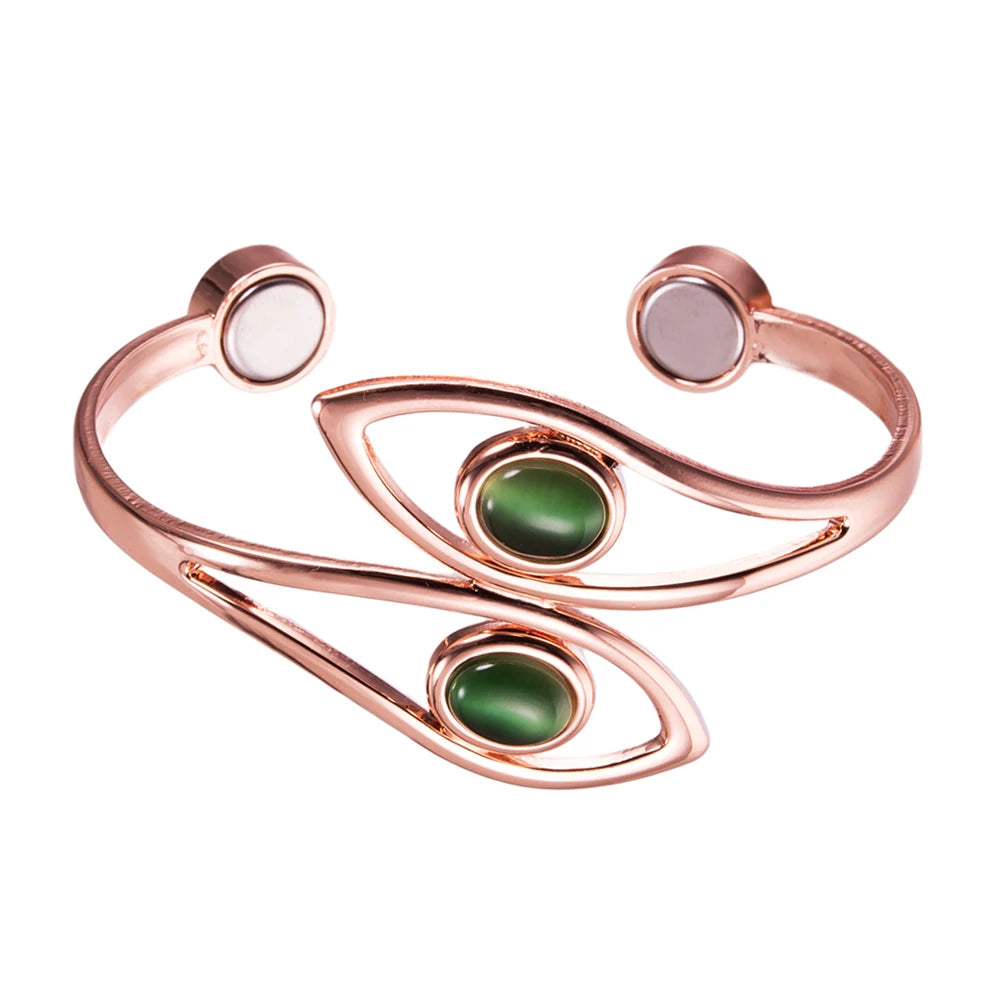Koperen Haar-Cuff &amp;amp; Bijpassende Armband Set&amp;nbsp;