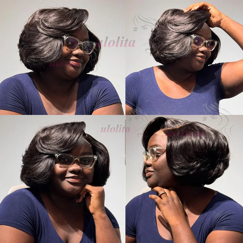 Moeiteloze Gelaagde Bob Pruik - Glueless &