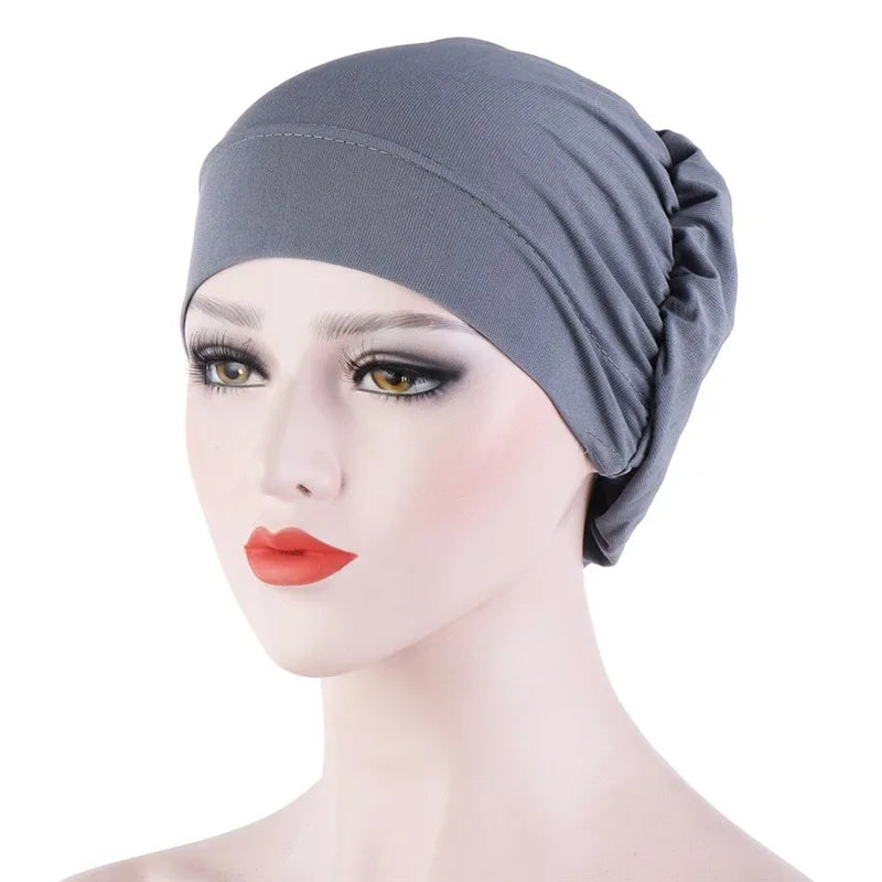 Chique Geknoopte Turban Hoofddoek – Elegant