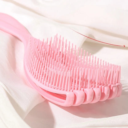 Puffy Hair Brush - Borstel voor Nat &amp; Droog Haar - Ergonomische Handgreep