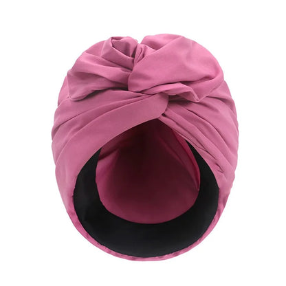 Chique Geknoopte Turban Hoofddoek – Elegant