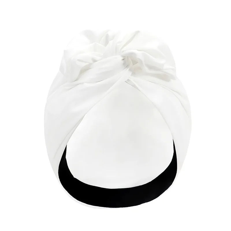 Chique Geknoopte Turban Hoofddoek – Elegant