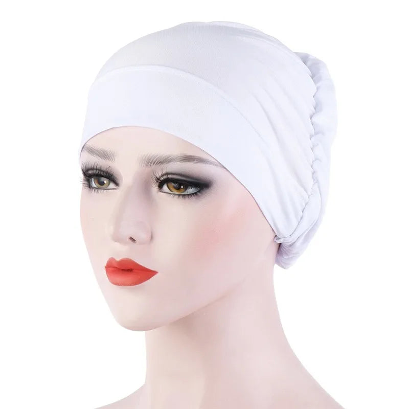 Chique Geknoopte Turban Hoofddoek – Elegant
