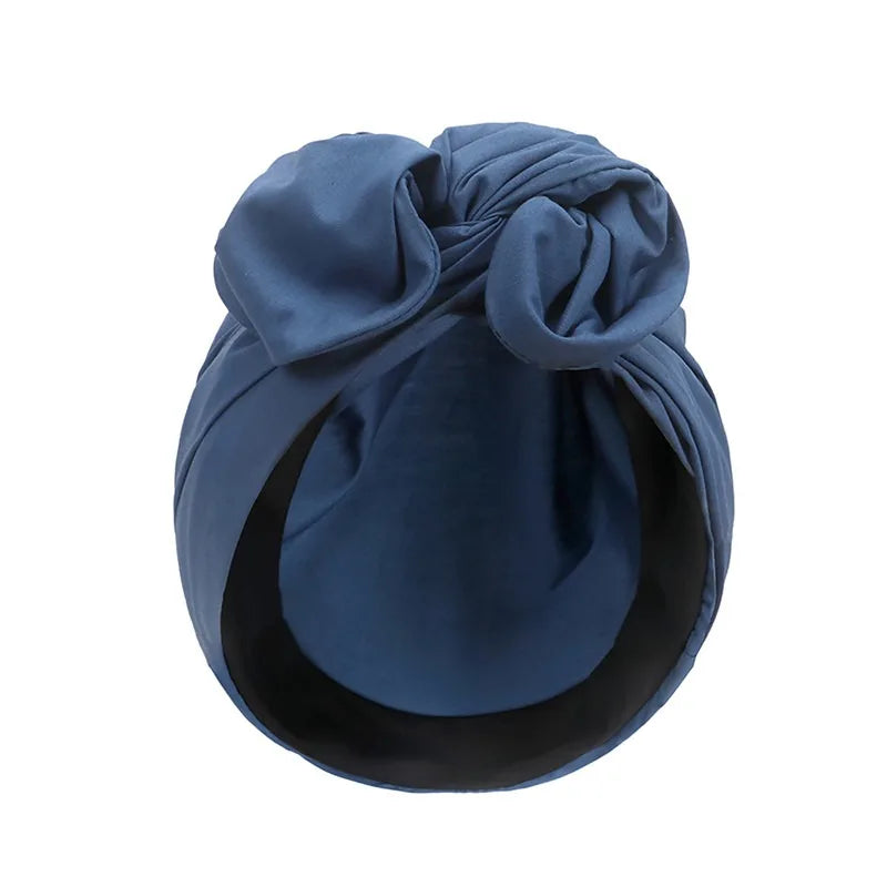 Chique Geknoopte Turban Hoofddoek – Elegant