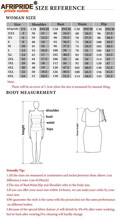 Afrikaanse Midi Jurk met Pof Mauwen - Klassiek Mooi