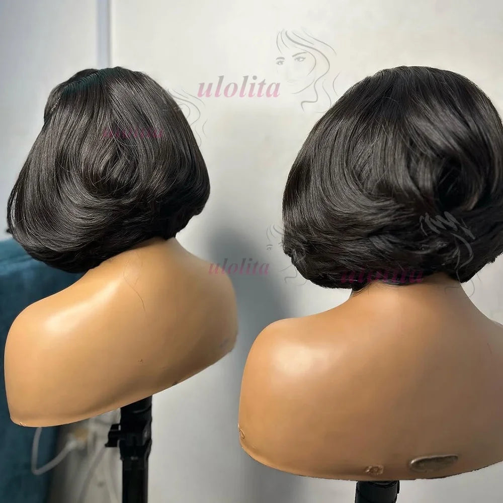 Moeiteloze Gelaagde Bob Pruik - Glueless &