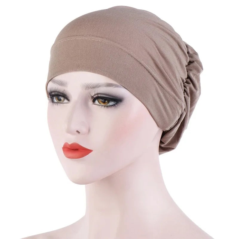 Chique Geknoopte Turban Hoofddoek – Elegant