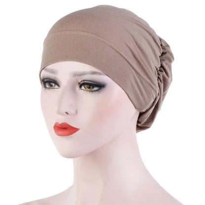 Chique Geknoopte Turban Hoofddoek – Elegant