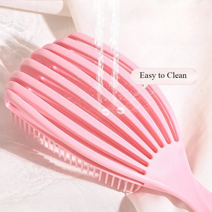 Puffy Hair Brush - Borstel voor Nat &amp; Droog Haar - Ergonomische Handgreep