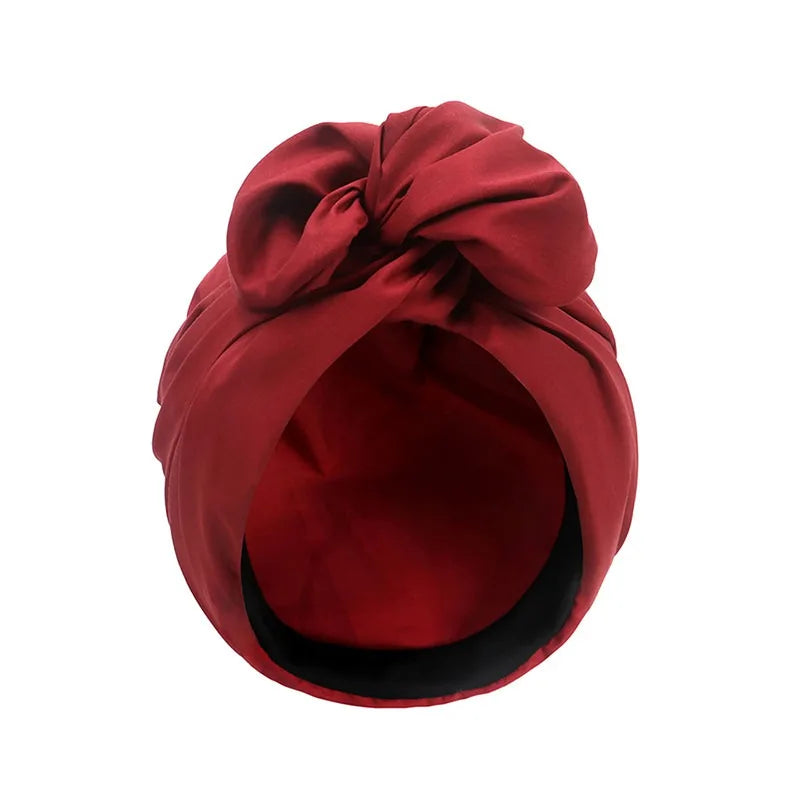 Chique Geknoopte Turban Hoofddoek – Elegant