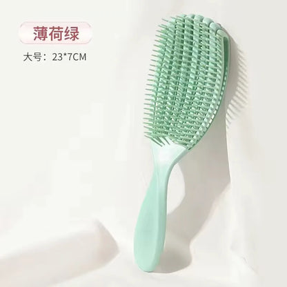 Puffy Hair Brush - Borstel voor Nat &amp; Droog Haar - Ergonomische Handgreep