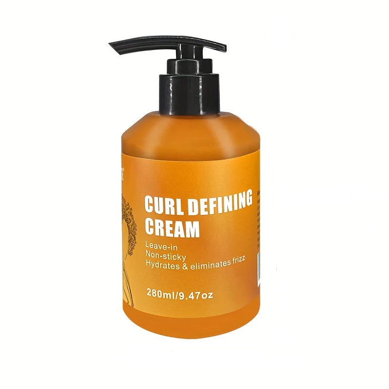 CURL DEFINING CREAM Met Argan Oil Voor Kroes en Krullend Haar