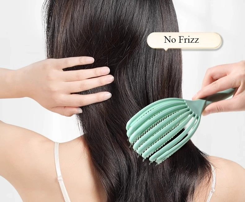 Puffy Hair Brush - Borstel voor Nat &amp; Droog Haar - Ergonomische Handgreep