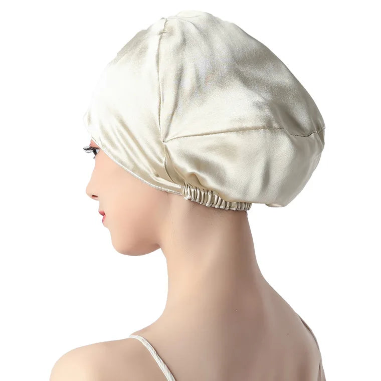 Silk Bonnet voor Starter Locs, Afros, Cornrows, Krullend Haar en Korte Natuurlijke Haartypes