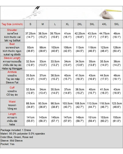 Tie-Dye Maxi Jurk met Strepen en Rondjes – Elegante Afrikaanse Stijl in Verschillende kleuren 