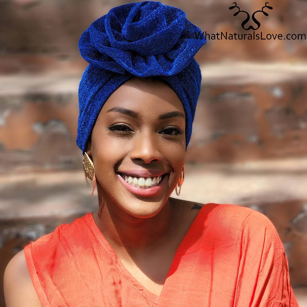 Prewrapped flower turban Perfect for Memorial Day 2024