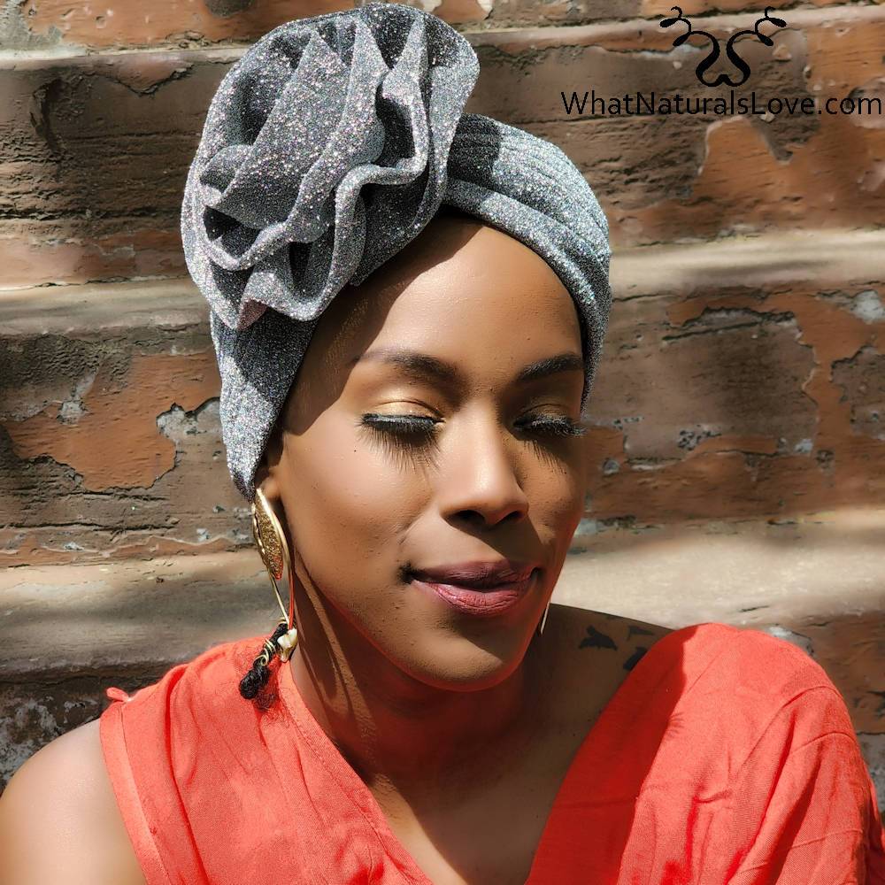 Prewrapped flower turban Perfect for Memorial Day 2024
