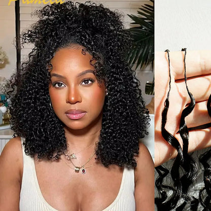 Onzichtbare Afro Kinky Weave – 100% Raw Birmaans Human Hair