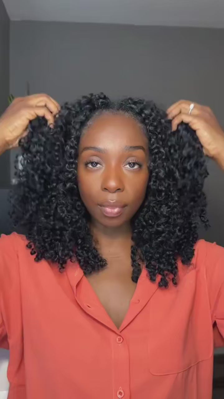 Onzichtbare Afro Kinky Weave – 100% Raw Birmaans Human Hair