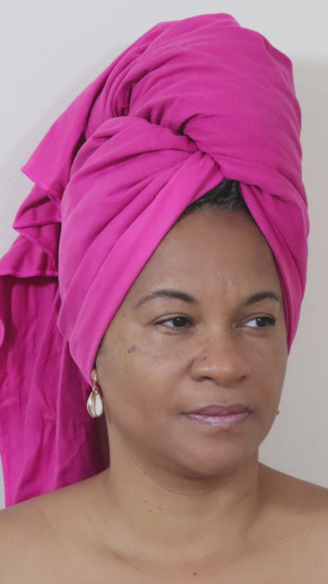 Super Absorberende, Sneldrogende Anti-Frizz Haarhanddoek – Pluis en lint vrij