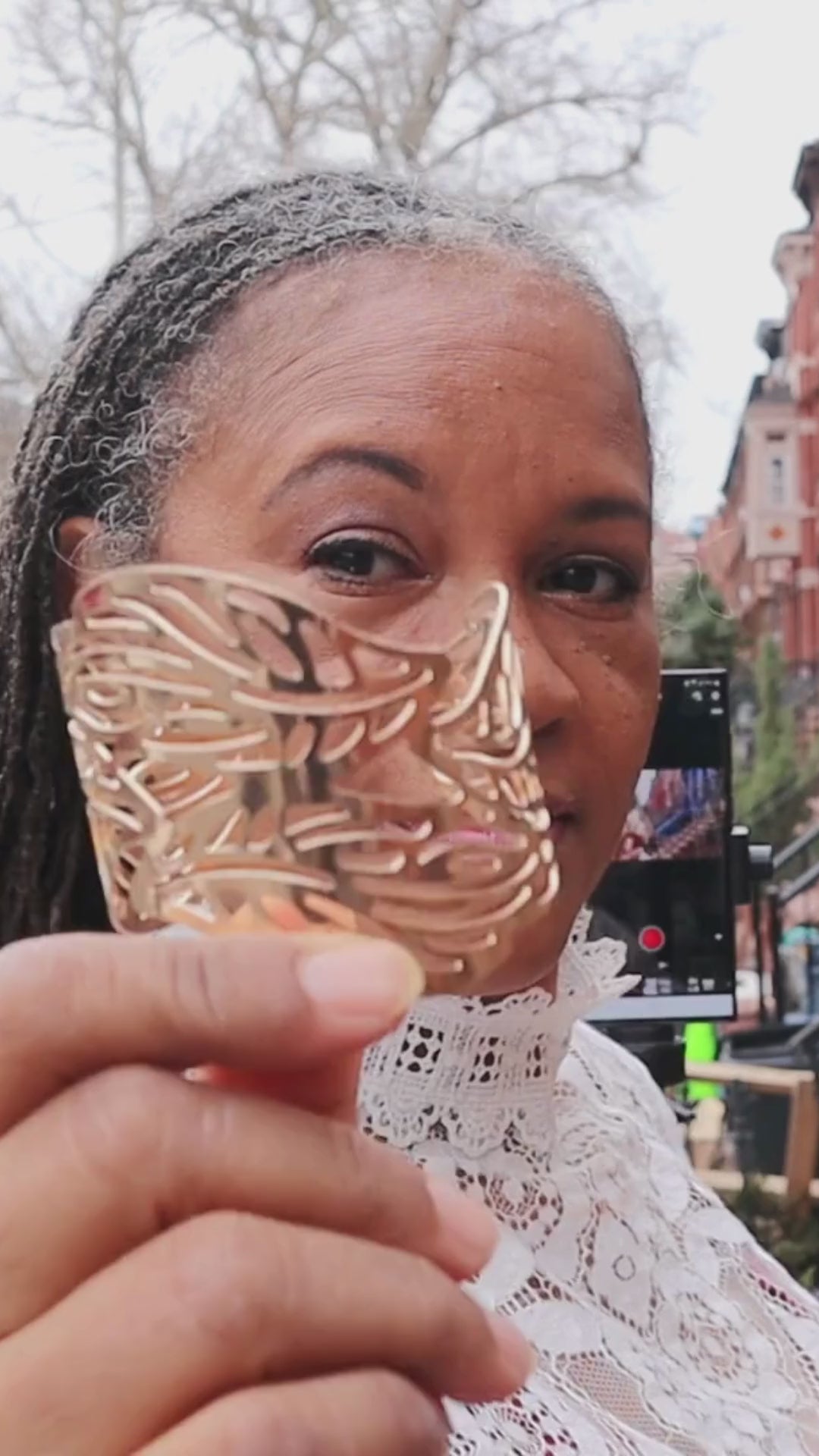 Hugging Leafs Haarmanchet voor Locs, Sisterlocks en Dreadlocks